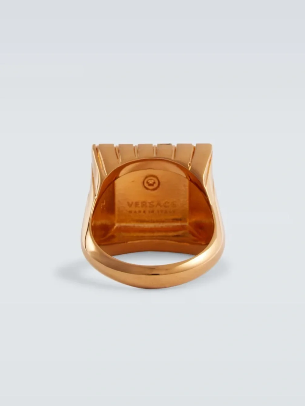 Versace Gold Medusa Signet Ring